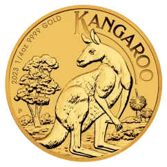 Zlatá investiční mince Kangaroo 1/4 Oz