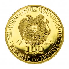 Gold coin Noah's Ark 1 g | 2024
