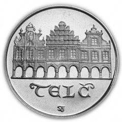 Strieborná minca 50 Kčs Telč | 1986 | Proof