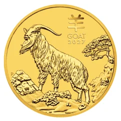 Zlatá investičná minca Rok Kozy 1/4 Oz | Lunar III | 2027