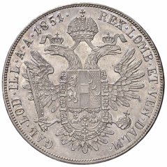 Strieborná minca 1 tolar Františka Jozefa I. | Rakúska razba | 1848 A