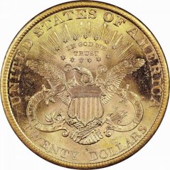 Zlatá mince 20 Dollar American Double Eagle | Liberty Head | 1889