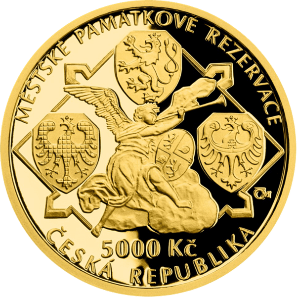 Zlatá mince 5000 Kč Město Jihlava | 2021 | Proof