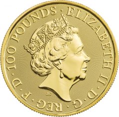 Zlatá investičná minca White Lion 1 Oz | Queens Beasts | 2020