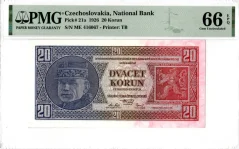 Bankovka 20 Korún | 1926 | EPQ 66