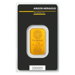10g investiční zlatý slitek | Argor-Heraeus