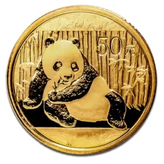 Zlatá investiční mince Panda 1/10 Oz