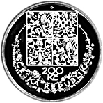 Stříbrná mince 200 Kč Karel Svolinský | 1996 | Proof
