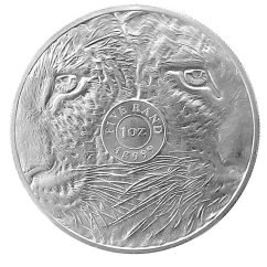 Stříbrná investiční mince Leopard 1 Oz | Big Five I | 2020
