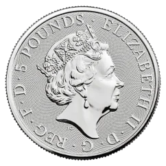 Silver coin Lion of England 2 Oz | Tudor Beasts | 2022