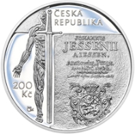 Silver coin 200 CZK Jan Jessenius | 2016 | Proof