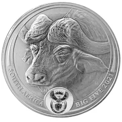 Stříbrná investiční mince Buvol 1 Oz | Big Five I | 2021