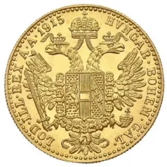 Zlatá investiční mince 1 Dukát Františka Josefa I. | 1915 | Novoražba | Nové mince