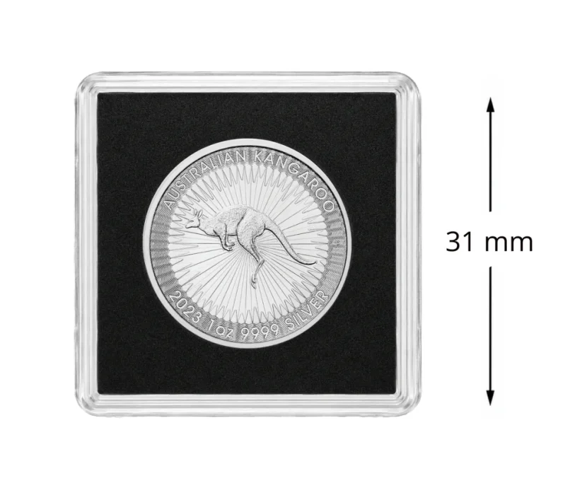 Čtvercová kapsle | 31 mm | Balíček 10ks