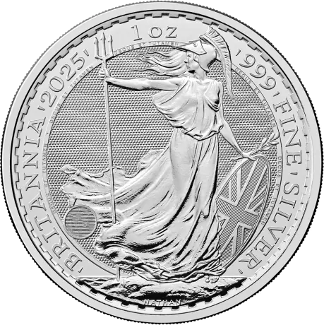 Stříbrná investiční mince Britannia 1 Oz | Charles III | 2025