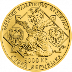 Zlatá mince 5000 Kč Město Jihlava | 2021 | Standard