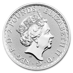 Stříbrná investiční mince Britannia 1 Oz