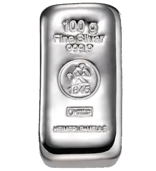 100g Heimerle + Meule | ezüsttömb