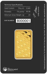 20g Gold Bar | Perth Mint