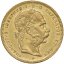 Gold coin 8 Florin 20 Francs Franz-Joseph I. | Hungarian mintage | 1871 GYF