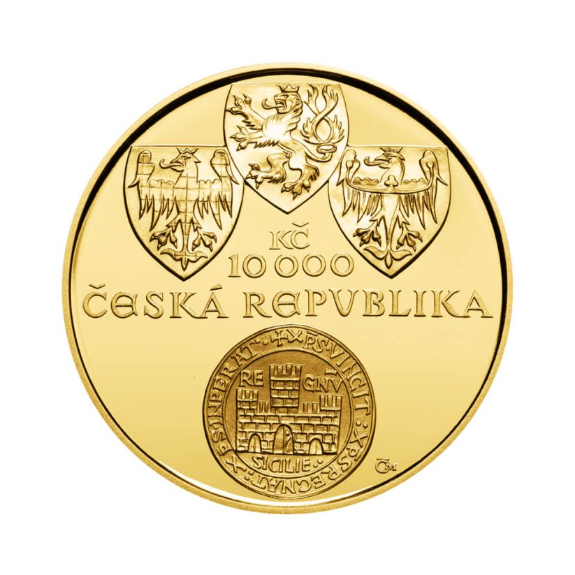 Gold coin 10000 CZK Zlatá bula sicilská | 2012 | Proof