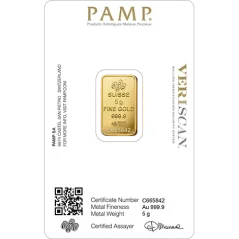 5g Gold Bar | Pamp Fortuna