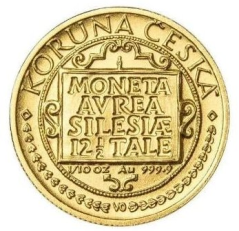 Zlatá minca 1000 Kč Třídukát slezských stavů z r. 1621 | 1997 | Proof
