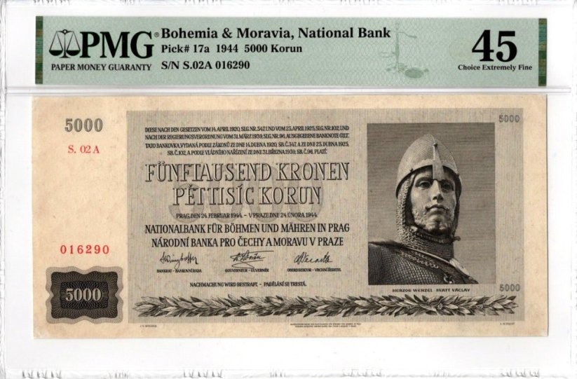 Banknote 5000 Korun | 1944 | EPQ 45