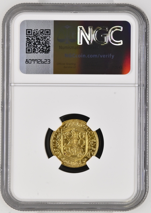 St. Wenceslas 1 Ducat Gold Coin | 1931 | NGC | MS 62