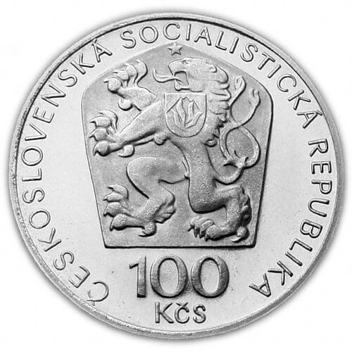 Silver coin 100 CSK Bedřich Smetana | 1974 | Proof