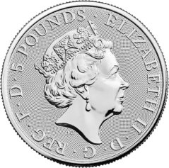 Stříbrná investiční mince Lion of England 10 Oz | Tudor Beasts | 2022
