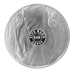 Stříbrná investiční mince Slon 1 Oz | Big Five I | 2019