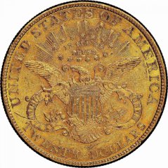Gold coin 20 Dollar American Double Eagle | Liberty Head | 1881