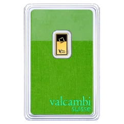 1g Gold Bar | Valcambi | Green Gold