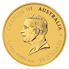 Zlatá investičná minca Rok Hada 1/4 Oz | Lunar III | 2025
