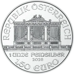 Bécsi Filharmonikusok 1 uncia | 2026 | ezüstérme