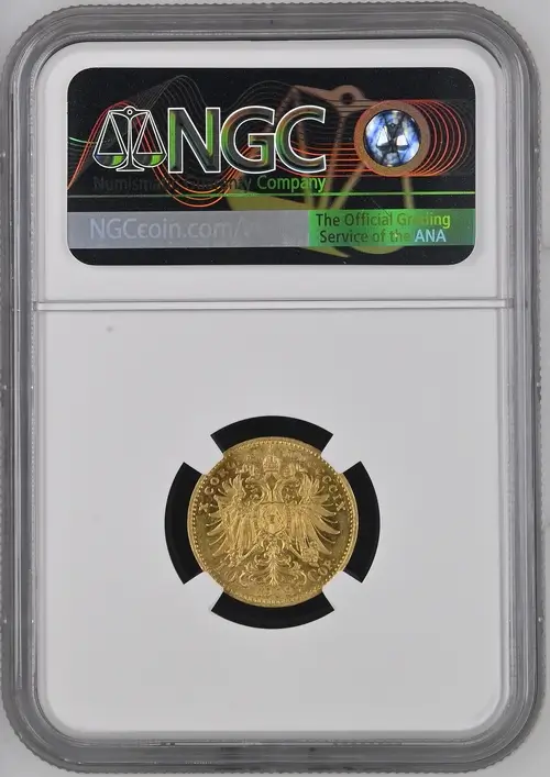 Zlatá mince 10 Korona Františka Josefa I. | 1909 | NGC | MS 61 | SCHWARTZ