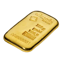 100g Gold Bar | Valcambi | Casted