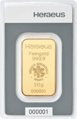 20g Heraeus | aranylap