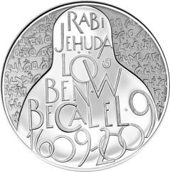 Stříbrná mince 200 Kč Rabí Jehuda Löw | 2009 | Standard