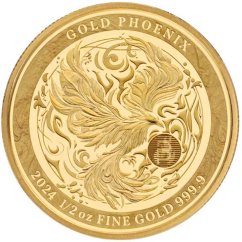 Zlatá investičná minca Phoenix 1/2 Oz | Niue | 2024