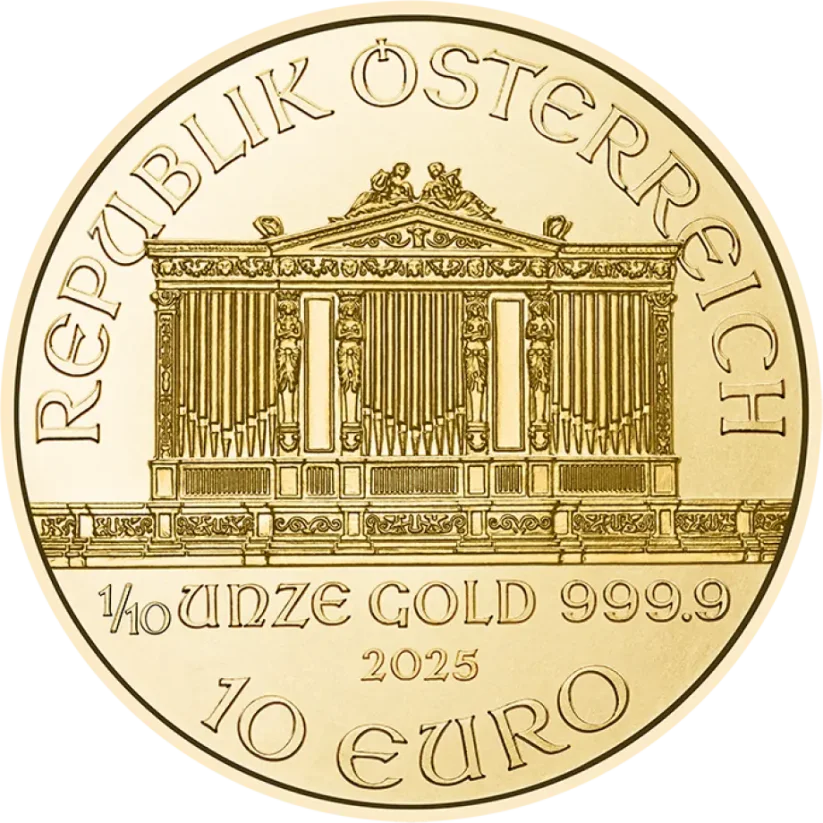 Gold coin Vienna Philharmonic 1/10 oz | 2026