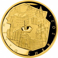 Zlatá mince 5000 Kč Město Cheb | 2021 | Proof