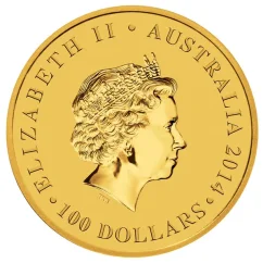 Zlatá investiční mince Kangaroo 1 Oz | 2014 | 25. výročí