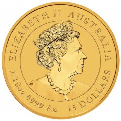 Zlatá investičná minca Rok Králika 1/10 Oz | Lunar III | 2023