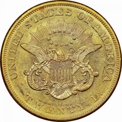 Zlatá mince 20 Dollar American Double Eagle | Liberty Head | 1858