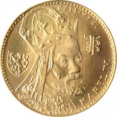 Zlatá mince 1 Dukát | 1981 | 600. výročí úmrtí Karla IV.