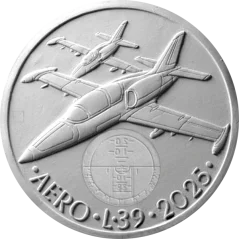 Silver coin 500 CZK CviÄŤnĂ˝ letoun Aero L-39 Albatros | 2025 | Standard