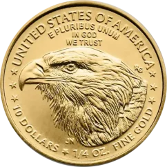 Zlatá investiční mince American Eagle 1/4 Oz | 2025