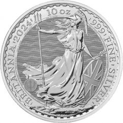 Silver coin Britannia 10 Oz | Charles III | 2024